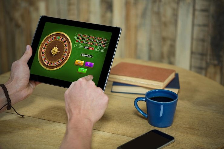 Antarmuka aplikasi mobile singa77 menampilkan permainan slot dan live casino